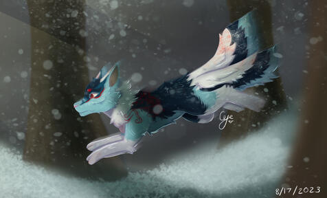 Aspen (kitsune form), Lineless scene